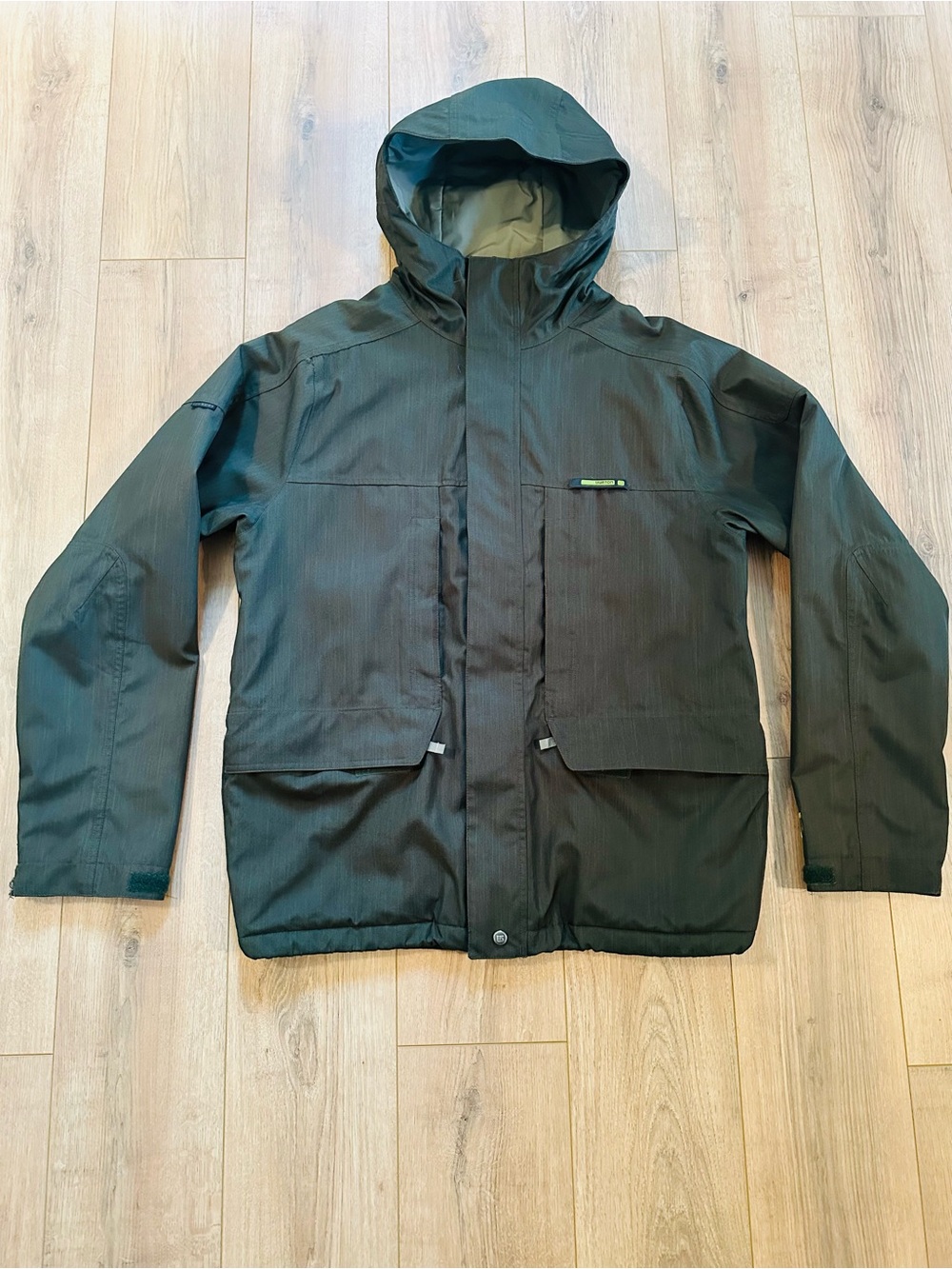 Burton Men’s Snowboarding Jacket Dark Forest Green Large
